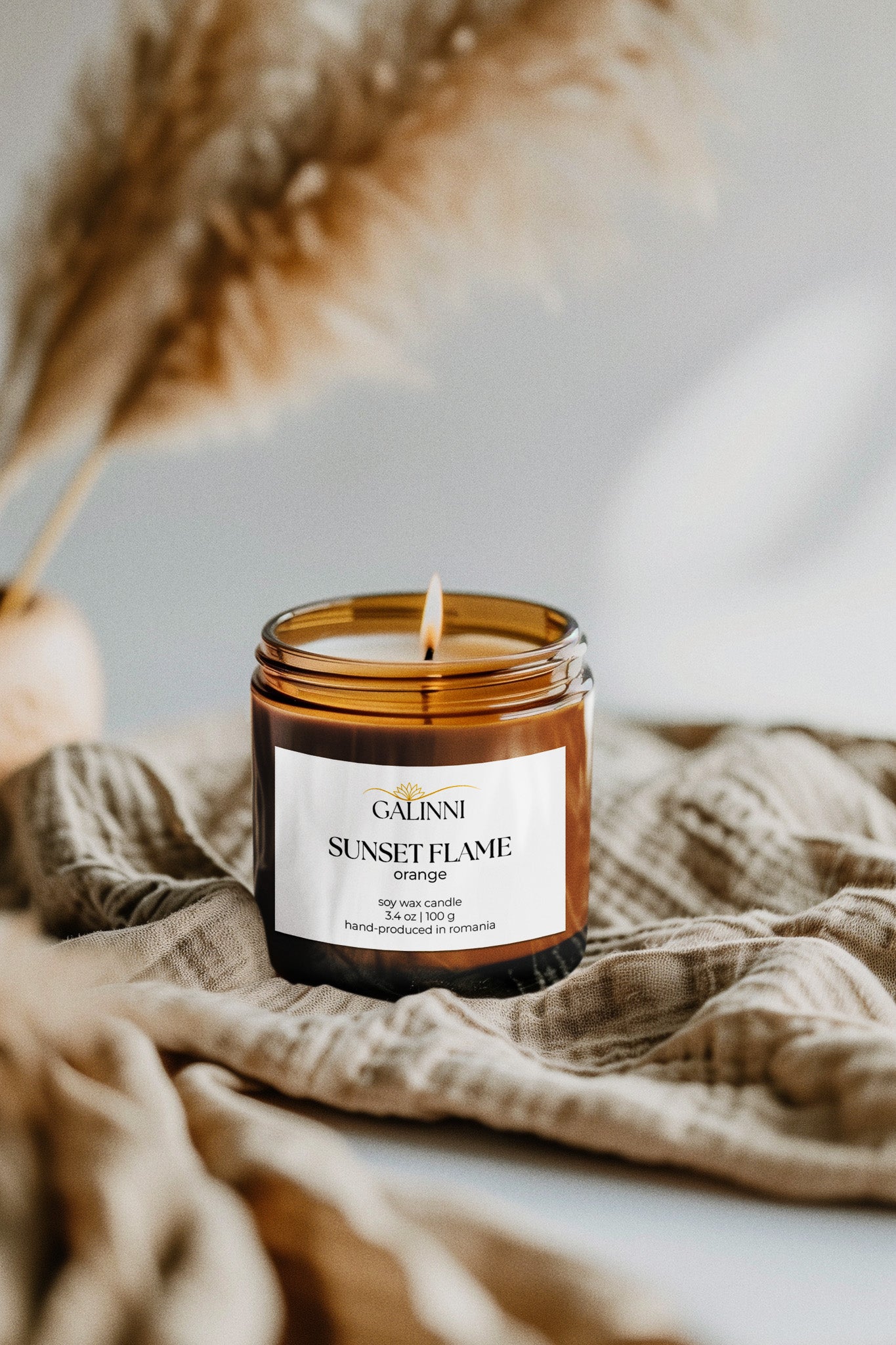 Lumânare parfumată SUNSET FLAME | 100g
