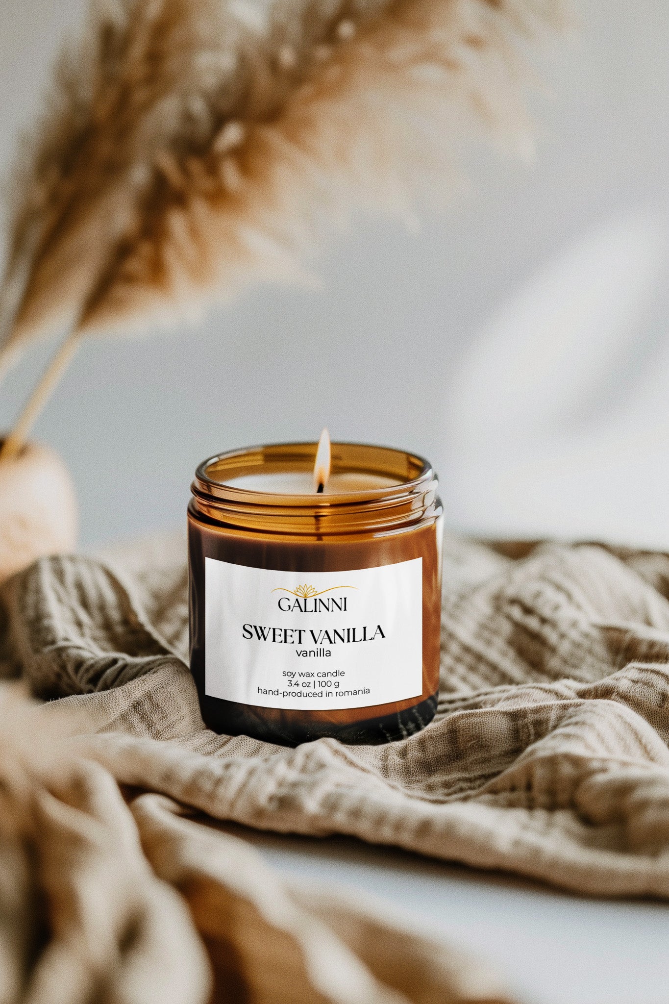 Lumânare parfumată SWEET VANILLA | 100g