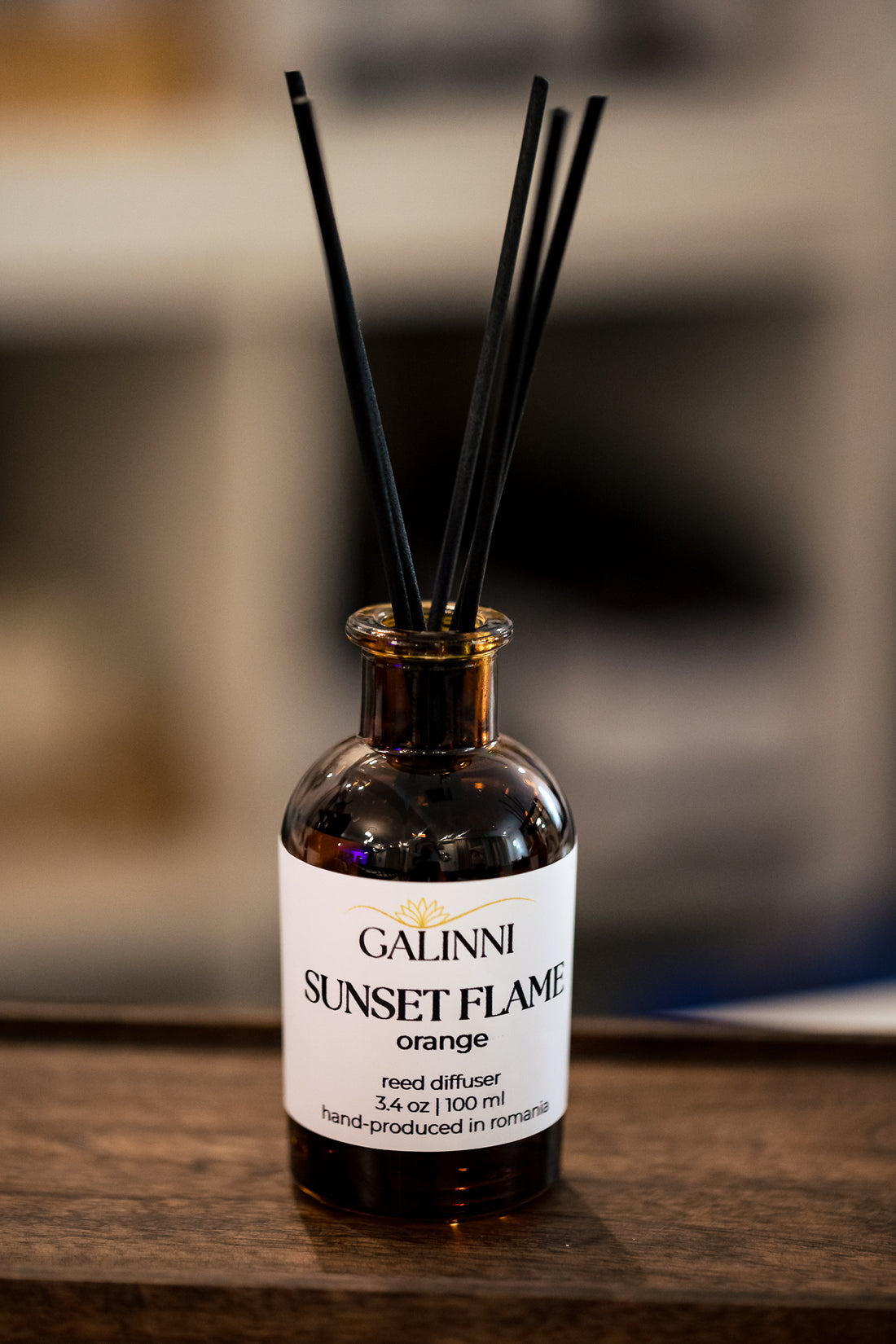 Reed Diffuser – SUNSET FLAME, Portocală, 100 ml