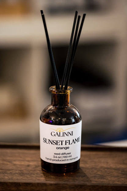 Reed Diffuser – SUNSET FLAME, Portocală, 100 ml