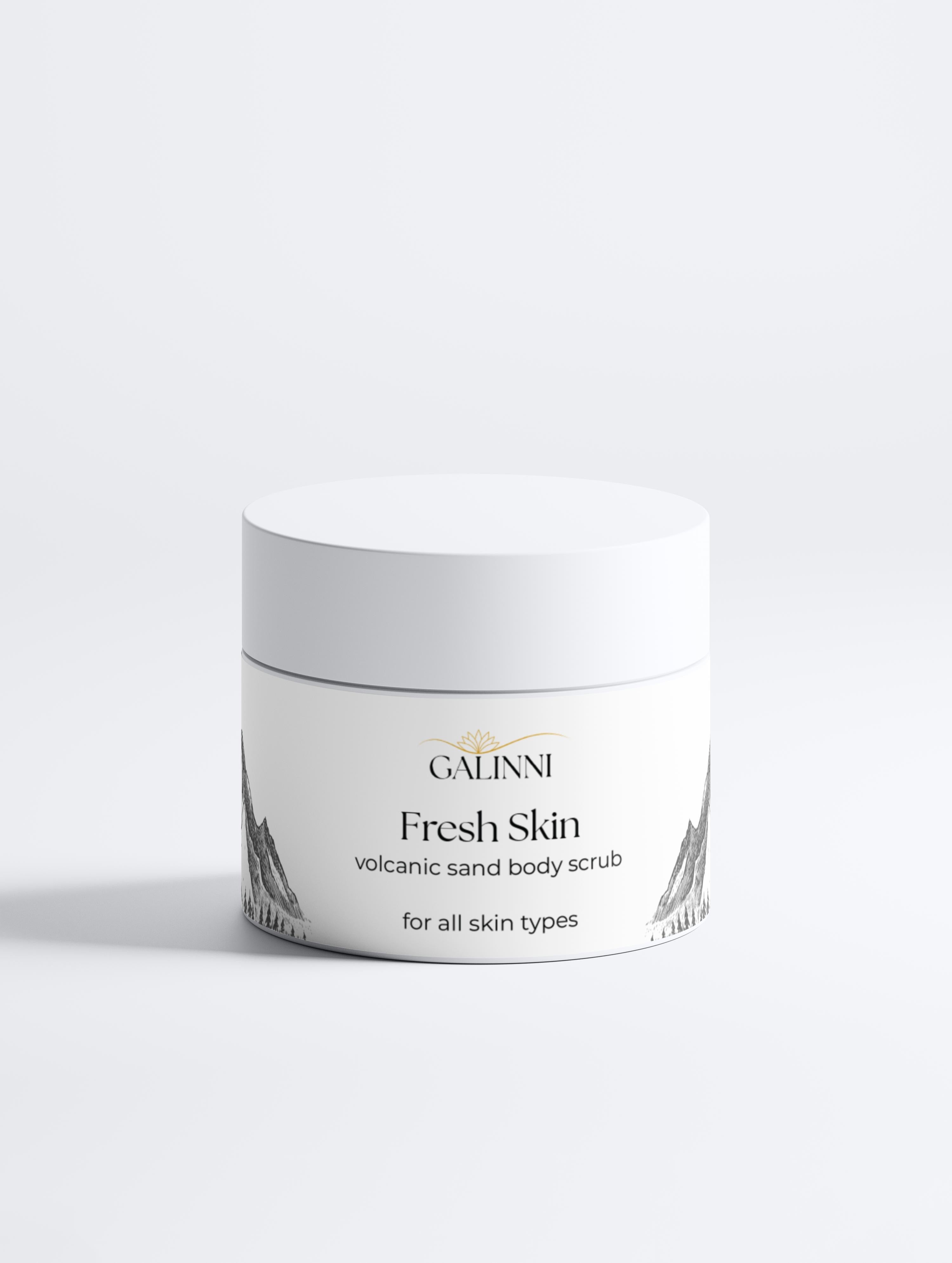 Fresh Skin – Scrub de corp cu nisip vulcanic din Islanda