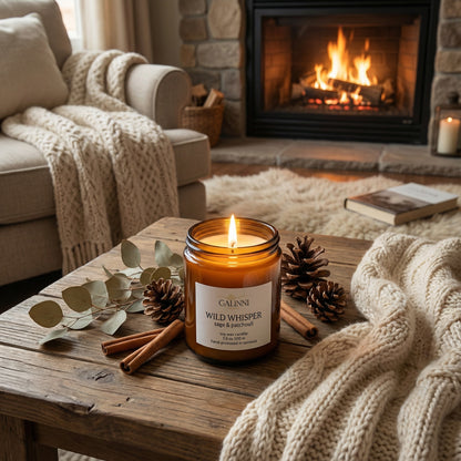 Lumânare parfumată Sage &amp; Patchouli | 100g